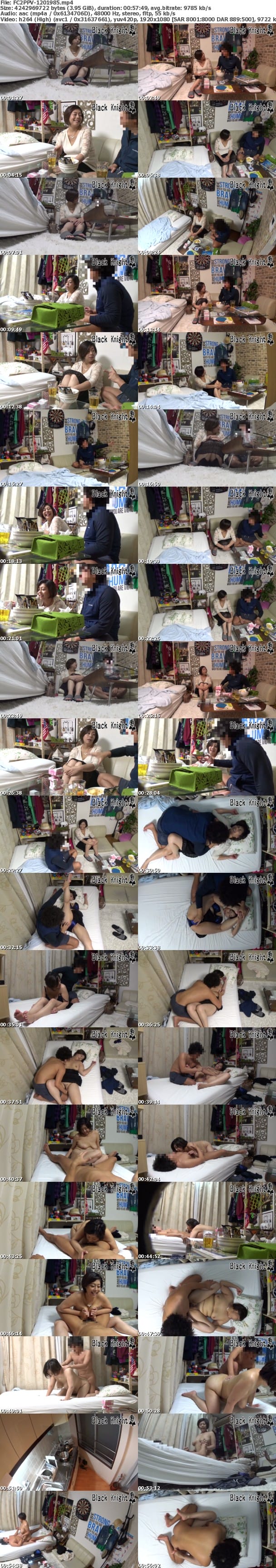 FC2-PPV 1201985 Ｈカップ軟体おばさんをナンパで捕獲。北海道弁のおっとり妻が都会の他人棒にマンコをエグられ中出し交尾する流出映像