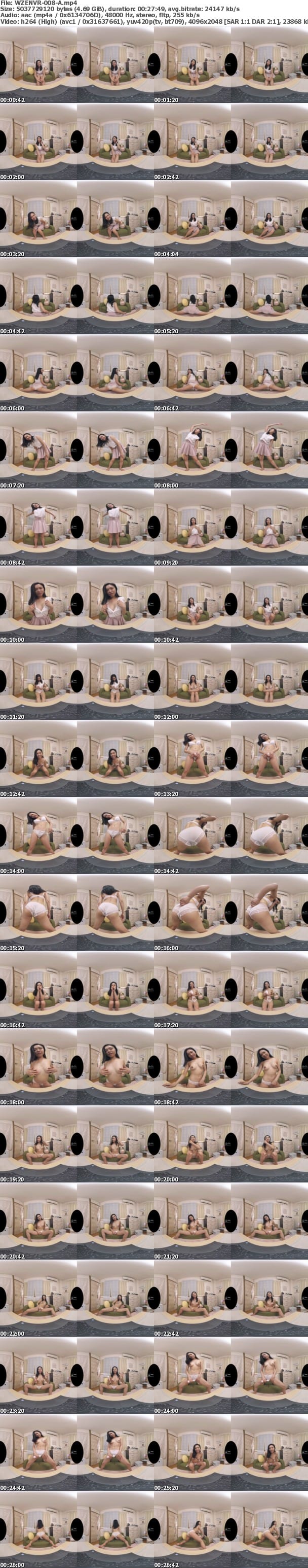(VR) WZENVR-008 VRチャットdeオナニー～素人3名のプライベート、チャットで会話！どんどん脱がせてがんイキ見放題～