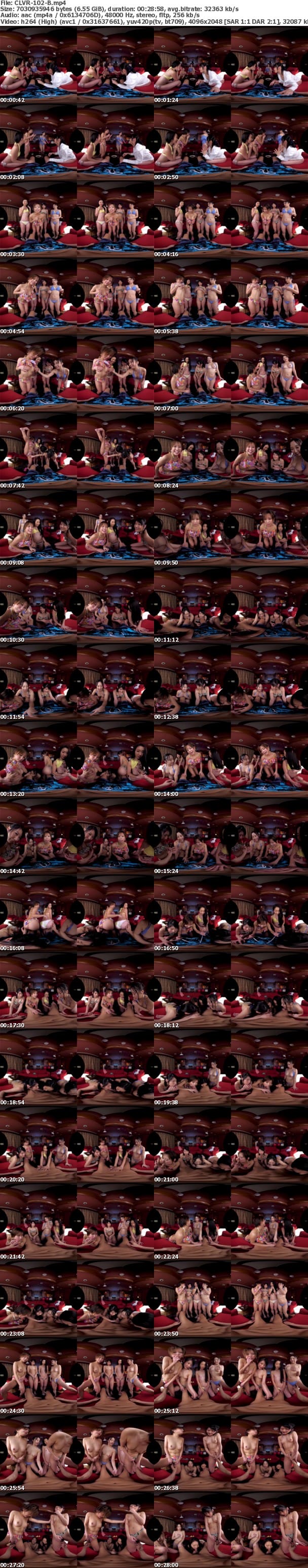 (VR) CLVR-102 水着ギャルとハーレムSEX in ナイトプールVR！！ プール内＜ワニ族＞ガン見視点もちょっぴり収録！突然の豪雨でびしょ濡れギャルから逆ナン5P展開！！