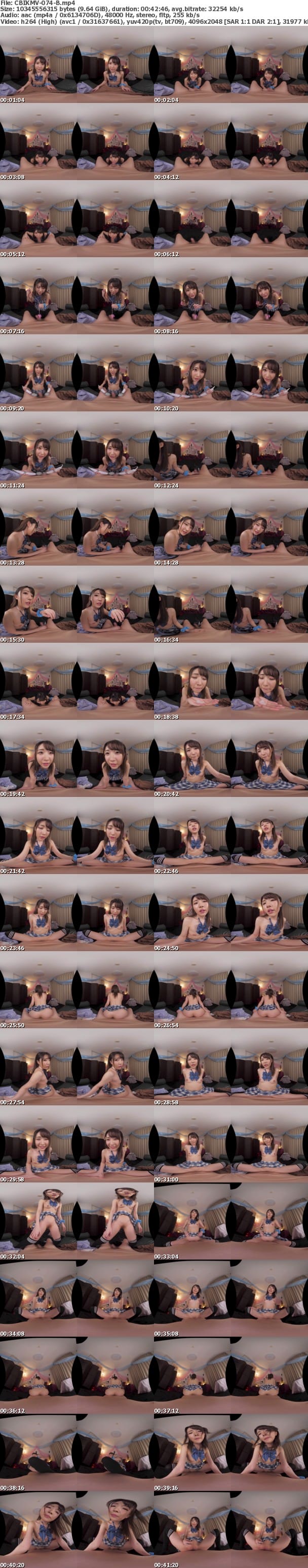 (VR) CBIKMV-074 脳裏を優しく喰われてみませんか？絶望が追いかけてくる制服M性感 皆月ひかる
