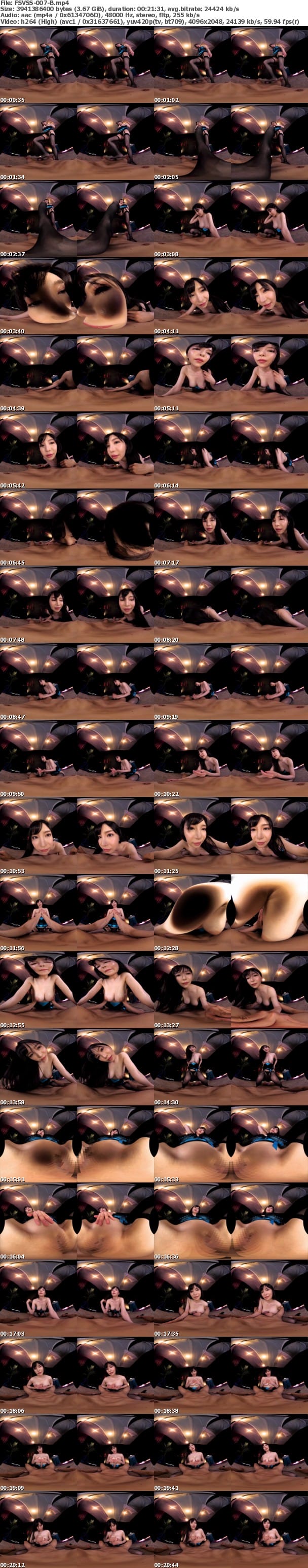 (VR) FSVSS-007 魅惑のドスケベ巨乳お姉さんに焦らしに焦らされるベロチュー淫語責めM性感プレイ7射精 小野夕子