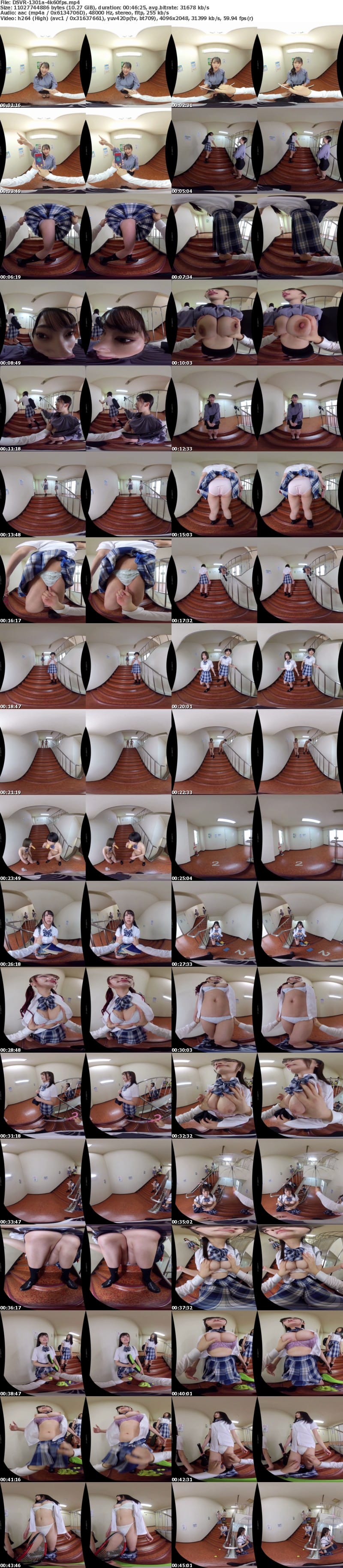 3DSVR-1301 【VR】時間停止ワールド ～女子校大パニック～ 女子校生は犯●れていることを知らない…サイレント支配。